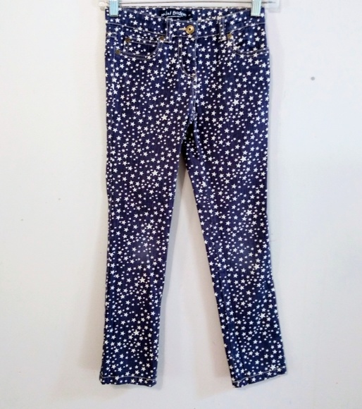 Mini Boden Navy Star Denim Skinnies - Picture 1 of 2